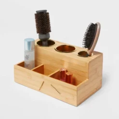 12" X 7" X 6" Bamboo Hair Tools Organizer With 5pc Magnets - Brightroom™ -Brightroom Sales GUEST 037fa776 5869 4dee 8186 ef33ca2baf73