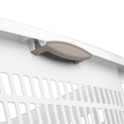 1.5bu Plastic Square Laundry Basket - Brightroom™: Medium White Clothes Hamper With Built-In Handles, Portable Storage -Brightroom Sales GUEST 13b2ab08 b2be 4378 ada4 04319e25c68b