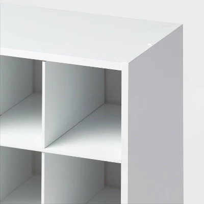 4 Tier Laminate Stackable Shoe Cubby White - Brightroom™ 2 4 Tier Laminate Stackable Shoe Cubby White - Brightroom™ - Image 2