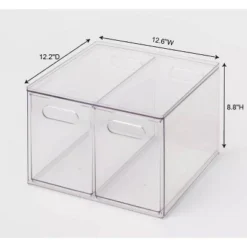 All Purpose 2 Drawer Storage Clear - Brightroom™ 7 All Purpose 2 Drawer Storage Clear - Brightroom™ -Brightroom Sales GUEST 20f4bcb7 068a 4603 bdc7 6b96029d465a