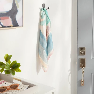 Modern Octopus Hook Matte Black - Brightroom™: Cast Aluminum Towel Hook, Powder-Coated, 20lb Capacity 1 Modern Octopus Hook Matte Black - Brightroom™: Cast Aluminum Towel Hook, Powder-Coated, 20lb Capacity