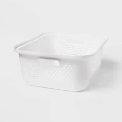 Small Decorative Plastic Bin With Cutout Handles - Brightroom™ 7 Small Decorative Plastic Bin With Cutout Handles - Brightroom™ -Brightroom Sales GUEST 25349fc3 e5d1 4806 9009 d681eb4d20d2