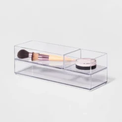 3 Bathroom Plastic Tray Beauty Organizer Set Clear - Brightroom™ -Brightroom Sales GUEST 28aee1c3 5eb3 439c 8ea4 2dbdc4bd6ddf