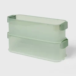 Click In Place 4.5qt Slim Plastic Storage Bin For Home And Office Organization - Brightroom™ -Brightroom Sales GUEST 36213e24 6835 479b 88a4 5a7f17ad7626