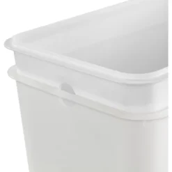 2.7gal Step Trash Can Clear - Brightroom™: Small Pedal-Operated Lid, Bathroom Garbage, Indoor Rectangle, Textured Plastic 8 2.7gal Step Trash Can Clear - Brightroom™: Small Pedal-Operated Lid, Bathroom Garbage, Indoor Rectangle, Textured Plastic -Brightroom Sales GUEST 3c6a73c6 8074 4068 a9d3 115373f99888