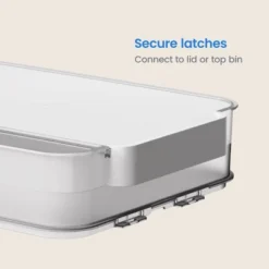 Click In Place 6.7qt Clear Shallow Plastic Storage Bin With White Latch For Home And Office Organization - Brightroom™ -Brightroom Sales GUEST 491a8212 cf5c 4251 b9c9 48c3e4a4fcdf