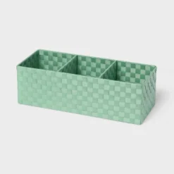 Woven Plastic 3 Compartment Bin - Brightroom™ 8 Woven Plastic 3 Compartment Bin - Brightroom™ -Brightroom Sales GUEST 4aca07cf 4980 48bd 9de1 826f2af02ee3