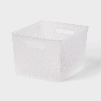 Large Y-Weave Decorative Storage Basket - Brightroom™ 9 Large Y-Weave Decorative Storage Basket - Brightroom™ - Image 9