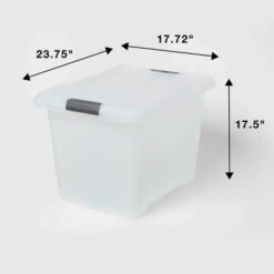 Large Frosted Latching Storage Box - Brightroom™: Stackable Clear Tote, 76L Capacity, Polypropylene, Universal Storage 7 Large Frosted Latching Storage Box - Brightroom™: Stackable Clear Tote, 76L Capacity, Polypropylene, Universal Storage -Brightroom Sales GUEST 5f3a33cb 8af8 4e67 a7ae b359e83eb08e