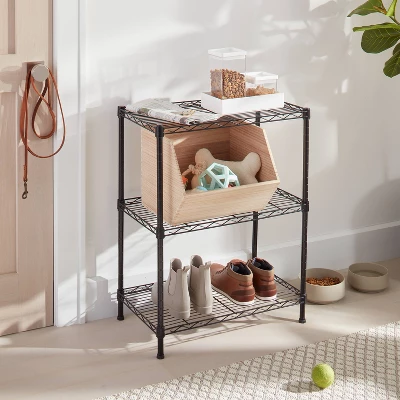 3 Tier Wire Shelving - Brightroom™ 3 3 Tier Wire Shelving - Brightroom™ - Image 3