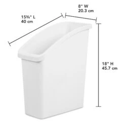 Under Sink Waste And Sorting Can - Brightroom™: Compact Kitchen Trash Can, 5.8 Gallon, White, Textured Finish 13 Under Sink Waste And Sorting Can - Brightroom™: Compact Kitchen Trash Can, 5.8 Gallon, White, Textured Finish -Brightroom Sales GUEST 66521813 2fae 49b8 8976 f211cf0c3a6b