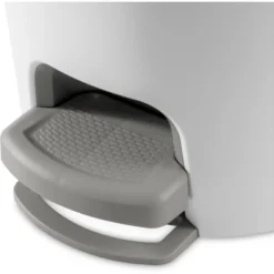 1.6gal Round Step Trash Can - Brightroom™: Compact Pedal-Operated Lid, Small Bathroom Bin, Textured White Finish 16 1.6gal Round Step Trash Can - Brightroom™: Compact Pedal-Operated Lid, Small Bathroom Bin, Textured White Finish -Brightroom Sales GUEST 67b07b21 53e1 4a17 834b 8047943b32d7