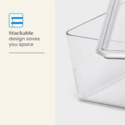 6L Stacking Clear Bin With Lid - Brightroom™: PET Material, Stackable Storage For Crafts & Cleaning Supplies 6 6L Stacking Clear Bin With Lid - Brightroom™: PET Material, Stackable Storage For Crafts & Cleaning Supplies -Brightroom Sales GUEST 6b3a888c a2dd 4416 a6f3 4fe3a6af7df2