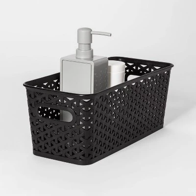 Y-Weave Half Medium Decorative Storage Basket - Brightroom™ 1 Y-Weave Half Medium Decorative Storage Basket - Brightroom™