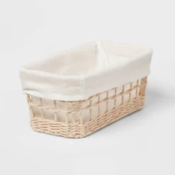 Tapered Woven Basket With Liner - Brightroom™ 6 Tapered Woven Basket With Liner - Brightroom™ -Brightroom Sales GUEST 70e0a027 555f 4b93 8ec7 dfe36078892c