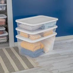 90qt Clear Storage Box White - Brightroom™ 14 90qt Clear Storage Box White - Brightroom™ -Brightroom Sales GUEST 756ae9b4 e4b6 44eb aa96 3bf114add4fa