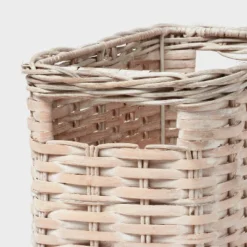 White Washed Woven Rattan Bin Small - Brightroom™ 3 White Washed Woven Rattan Bin Small - Brightroom™ -Brightroom Sales GUEST 768cf853 40f3 434c b797 8e2cfe95afe6