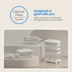 Click In Place Slim Lid For Plastic Storage Bins For Home And Office Organization White - Brightroom™ 13 Click In Place Slim Lid For Plastic Storage Bins For Home And Office Organization White - Brightroom™ -Brightroom Sales GUEST 7a8b5a3e 3bd3 4d67 ade3 df29c620221c