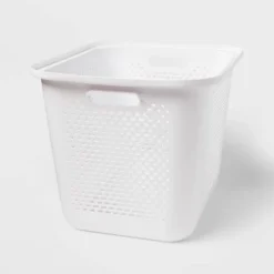 Large Decorative Plastic Bin With Cutout Handles - Brightroom™ 7 Large Decorative Plastic Bin With Cutout Handles - Brightroom™ -Brightroom Sales GUEST 8042b247 d9e2 4bbb b780 b457f7d708f4