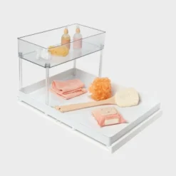 Large Gliding Tray With Bin Clear - Brightroom™ 5 Large Gliding Tray With Bin Clear - Brightroom™ -Brightroom Sales GUEST 80c2f4bb 03d6 405a ae80 8ebdbed27ebb