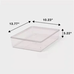 6L Stacking Clear Bin With Lid - Brightroom™: PET Material, Stackable Storage For Crafts & Cleaning Supplies 7 6L Stacking Clear Bin With Lid - Brightroom™: PET Material, Stackable Storage For Crafts & Cleaning Supplies -Brightroom Sales GUEST 83c1b48c 9969 4396 8a0e 3b3350431ffc