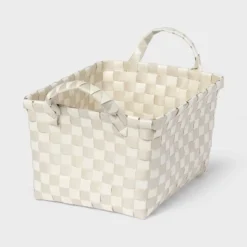 Woven Plastic Basket Small - Brightroom™ 9 Woven Plastic Basket Small - Brightroom™ -Brightroom Sales GUEST 8b79e323 6cc6 434d a26f a72f7c2879fd