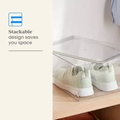 11L Stacking Clear Bin With Lid - Brightroom™ -Brightroom Sales GUEST 8dc43113 e381 4d87 94ce 024fa4b46a2b