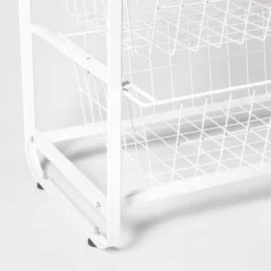 4 Drawer Metal Storage Organizer White - Brightroom™: Steel Utility Storage, Fixed Shelves, Universal Wire Drawers 5 4 Drawer Metal Storage Organizer White - Brightroom™: Steel Utility Storage, Fixed Shelves, Universal Wire Drawers -Brightroom Sales GUEST 95e3afde f6a0 4d5d 9b17 32cd4573c489