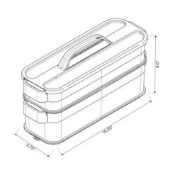 6pc Click In Place Slim Toolbox Kit Plastic Storage Home And Office Organization - Brightroom™​ -Brightroom Sales GUEST a0748a17 c46c 4389 bf49 9194656a6675