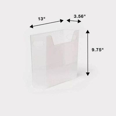 Small Multipurpose Storage Bin Clear - Brightroom™ 3 Small Multipurpose Storage Bin Clear - Brightroom™ - Image 3
