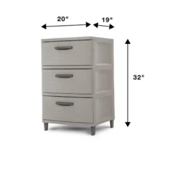3 Drawer Storage Cabinet Gray - Brightroom™: Plastic Utility Storage Drawers, Universal Organization, No Assembly Required 9 3 Drawer Storage Cabinet Gray - Brightroom™: Plastic Utility Storage Drawers, Universal Organization, No Assembly Required -Brightroom Sales GUEST a2c50798 8e68 47ba b739 503eb0339439