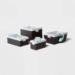 16" X 9" X 6" Lined Woven Media Bin Black - Brightroom™ 5 16" X 9" X 6" Lined Woven Media Bin Black - Brightroom™ -Brightroom Sales GUEST ac4ff65f f7b2 48fa aa42 7459f63d7c52