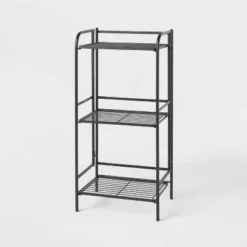 Folding 3 Shelves Black - Brightroom™ -Brightroom Sales GUEST ad23b2aa ea02 4c65 916f 058ab9cf16df