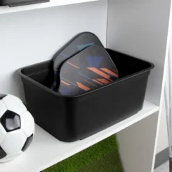 Folio Heavy Duty Storage Bin - Brightroom™: Black Plastic, Stackable, Portable, Universal Storage, 18.6 Volume Capacity 11 Folio Heavy Duty Storage Bin - Brightroom™: Black Plastic, Stackable, Portable, Universal Storage, 18.6 Volume Capacity -Brightroom Sales GUEST b0506f8c af4a 42a7 8cd7 f9369cdee46e