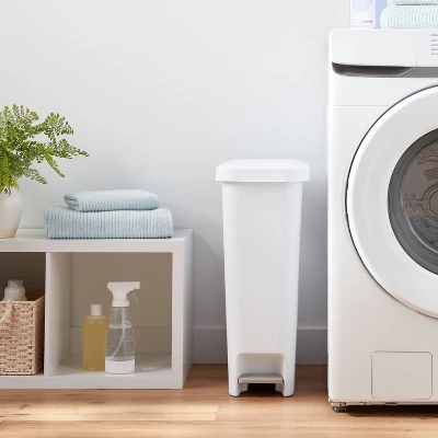 11gal Slim Step Trash Can - Brightroom™ 1 11gal Slim Step Trash Can - Brightroom™