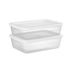 28qt Clear Under Bed Storage Box White - Brightroom™ 18 28qt Clear Under Bed Storage Box White - Brightroom™ -Brightroom Sales GUEST b49145bd e993 443d 824a 7749de47657c