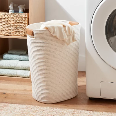 Coiled Rope Laundry Hamper - Brightroom™ 1 Coiled Rope Laundry Hamper - Brightroom™