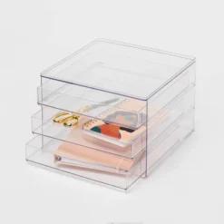 All Purpose 3 Drawer Storage Clear - Brightroom™ 7 All Purpose 3 Drawer Storage Clear - Brightroom™ -Brightroom Sales GUEST bed8afa5 14b2 4943 91a3 9cebbabacd7a
