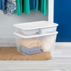 41qt Clear Under Bed Storage Box White - Brightroom™ 14 41qt Clear Under Bed Storage Box White - Brightroom™ -Brightroom Sales GUEST c39c8946 9357 4a99 97a3 8b169b928f91