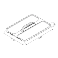 Click In Place Large Lid With Handle For Plastic Storage Bins For Home And Office Organization White - Brightroom™ -Brightroom Sales GUEST c9443ed5 6f7f 4be8 b7cb e59579cbf6ab