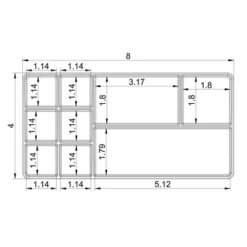 Bathroom Plastic 9 Slot Mixed Cosmetic Organizer Clear - Brightroom™: Makeup & Vanity Organizer Tray For Bathroom Countertop -Brightroom Sales GUEST ce22836d 74cb 4ebd 9775 ea32f97e5e94