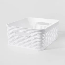 Wave Medium Storage Bin - Brightroom™ 8 Wave Medium Storage Bin - Brightroom™ -Brightroom Sales GUEST d76f2f88 c748 4777 a4bb 8bf835b8eac5