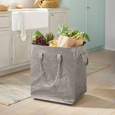 Storage Bag With Wheels Spaceship Gray - Brightroom™ 1 Storage Bag With Wheels Spaceship Gray - Brightroom™