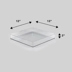 12'' X 12'' X 2" All Purpose Storage Tray - Brightroom™: Clear Plastic Bathroom Organizer Tray 7 12'' X 12'' X 2" All Purpose Storage Tray - Brightroom™: Clear Plastic Bathroom Organizer Tray -Brightroom Sales GUEST e3fa4aba 7ce7 44ad a8cb 952525c19030