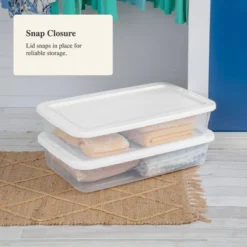 41qt Clear Under Bed Storage Box White - Brightroom™ 12 41qt Clear Under Bed Storage Box White - Brightroom™ -Brightroom Sales GUEST e4631e7d 157f 41dd 90ac 8cd4c9806817