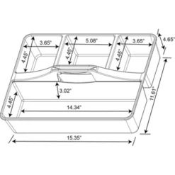 Divided Caddy Organizer White - Brightroom™: Utility Storage Cart, Polypropylene, Universal Storage, 1 Year Warranty 7 Divided Caddy Organizer White - Brightroom™: Utility Storage Cart, Polypropylene, Universal Storage, 1 Year Warranty -Brightroom Sales GUEST e5071bb0 7856 4a20 b2f5 705acf965b68