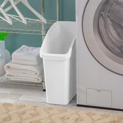 Under Sink Waste And Sorting Can - Brightroom™: Compact Kitchen Trash Can, 5.8 Gallon, White, Textured Finish 3 Under Sink Waste And Sorting Can - Brightroom™: Compact Kitchen Trash Can, 5.8 Gallon, White, Textured Finish - Image 3
