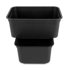Folio Heavy Duty Storage Bin - Brightroom™: Black Plastic, Stackable, Portable, Universal Storage, 18.6 Volume Capacity 15 Folio Heavy Duty Storage Bin - Brightroom™: Black Plastic, Stackable, Portable, Universal Storage, 18.6 Volume Capacity -Brightroom Sales GUEST ee14b593 cc34 4c72 91e8 62aae3e4c3b8