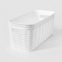 Wave Narrow Medium Storage Bin - Brightroom™ 8 Wave Narrow Medium Storage Bin - Brightroom™ -Brightroom Sales GUEST f0a80dd8 f788 42e1 baa6 6e8da19d0473