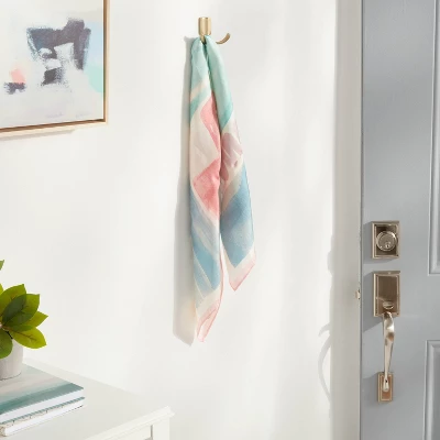 Modern Octopus Double Hook Gold - Brightroom™: Cast Aluminum Towel Hook, Gold Plated Decorative Bathroom Accessory 1 Modern Octopus Double Hook Gold - Brightroom™: Cast Aluminum Towel Hook, Gold Plated Decorative Bathroom Accessory